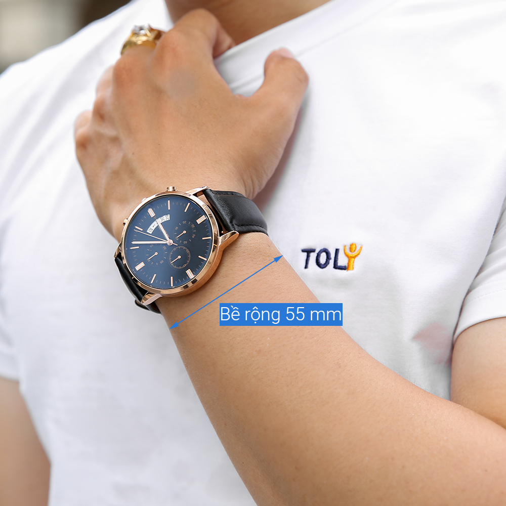 Đồng hồ ELIO 43 mm Nam EL079-03