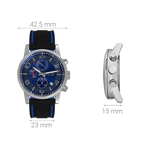 Đồng hồ ELIO 42.5 mm Nam EP002-01 Màu Đen