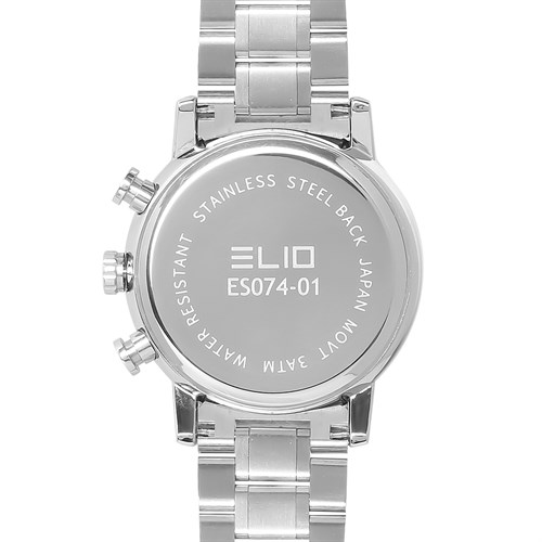 Đồng hồ ELIO 44 mm Nam ES074-01 Màu Bạc