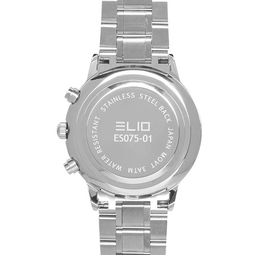 Đồng hồ ELIO 43 mm Nam ES075-01 Màu Bạc