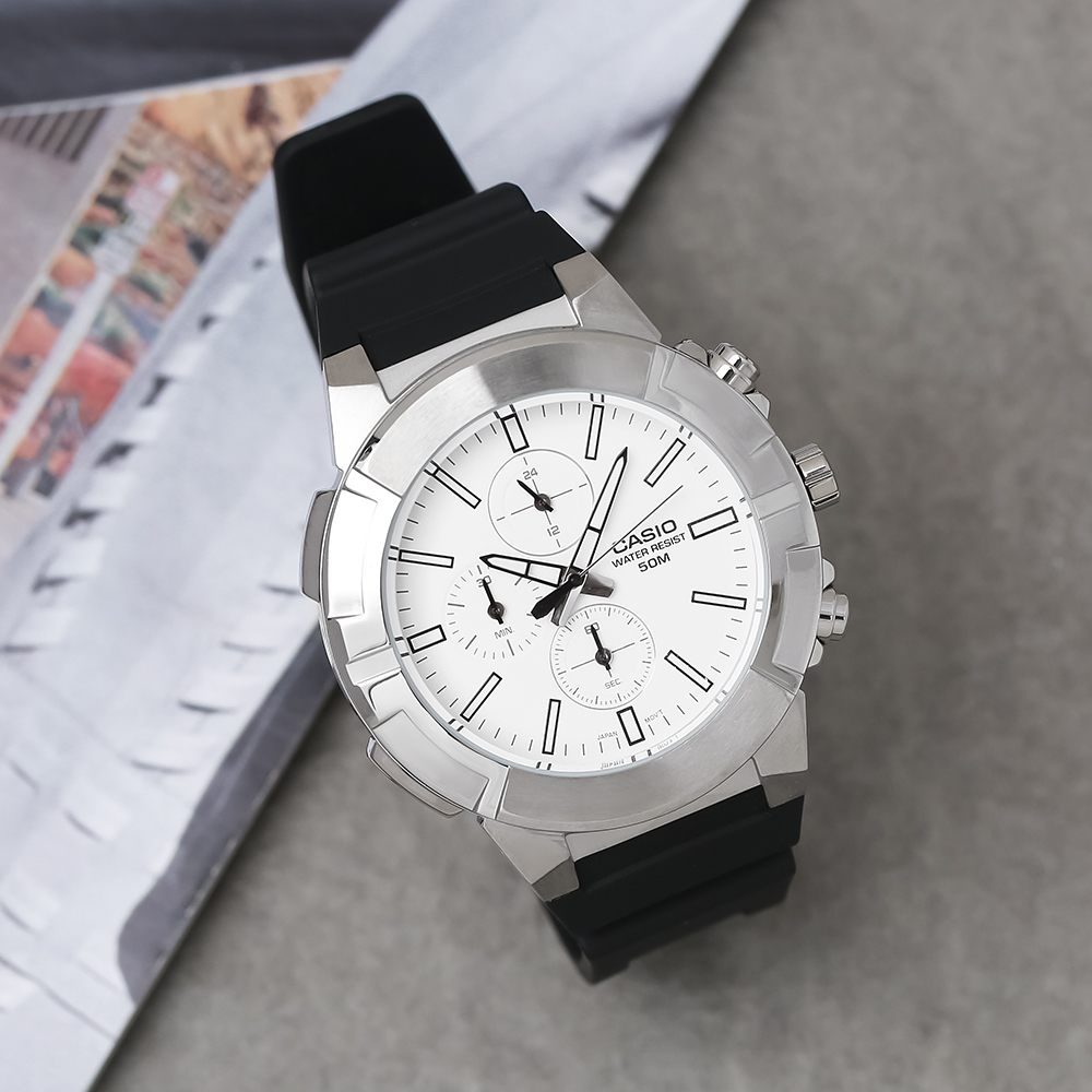 Đồng hồ CASIO Timeless 44 mm Nam MTP-E501-7AVDF