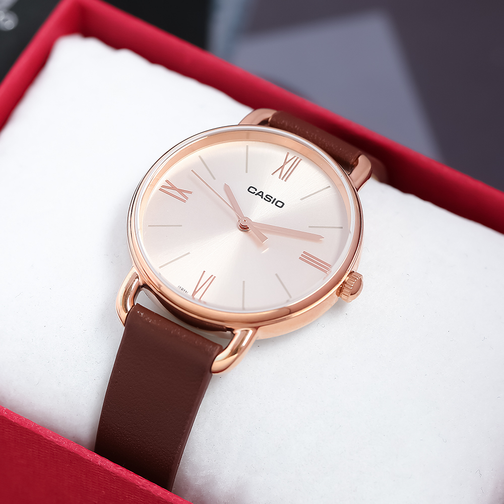 Đồng hồ CASIO 34 mm Nữ LTP-E414PL-5ADF