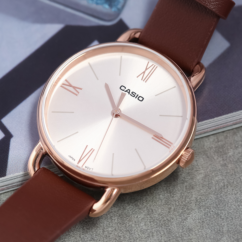 Đồng hồ CASIO 34 mm Nữ LTP-E414PL-5ADF