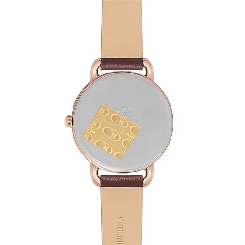 Đồng hồ CASIO 34 mm Nữ LTP-E414PL-5ADF Màu Nâu