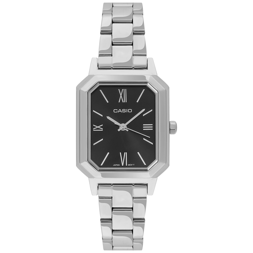 Đồng hồ CASIO Timeless 26 mm Nữ LTP-E168D-1BDF Màu Bạc