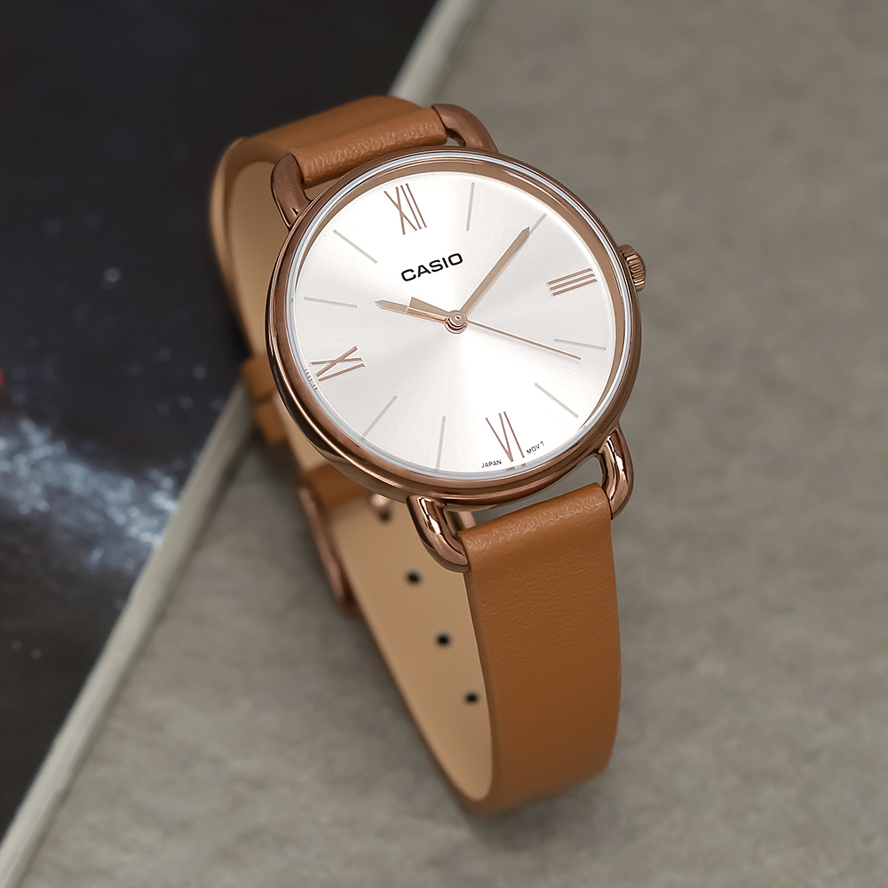 Đồng hồ CASIO 34 mm Nữ LTP-E414RL-5ADF