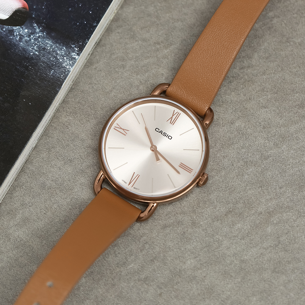 Đồng hồ CASIO 34 mm Nữ LTP-E414RL-5ADF