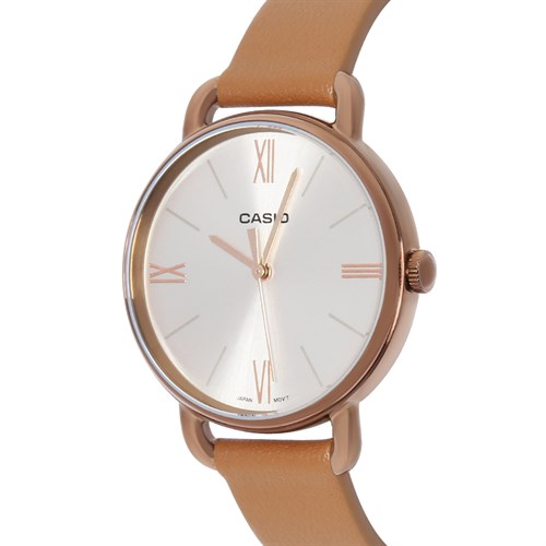 Đồng hồ CASIO 34 mm Nữ LTP-E414RL-5ADF Màu Nâu