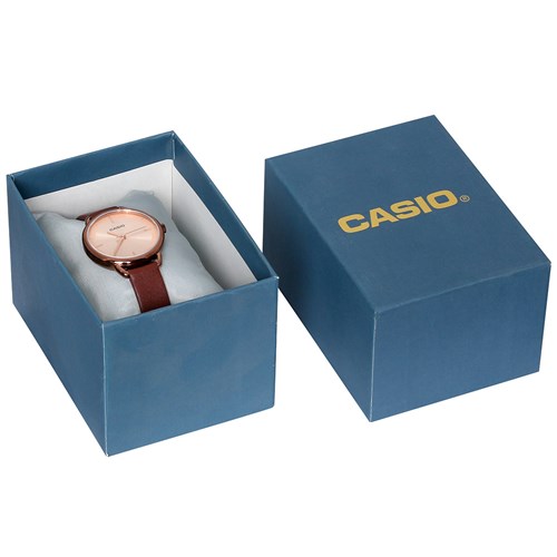 Đồng hồ CASIO 32 mm Nữ LTP-E413RL-5ADF Màu Nâu