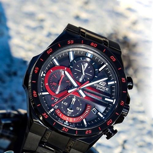 Đồng hồ EDIFICE CASIO 47.6 mm Nam EQS-920PB-1AVUDF Màu Đen