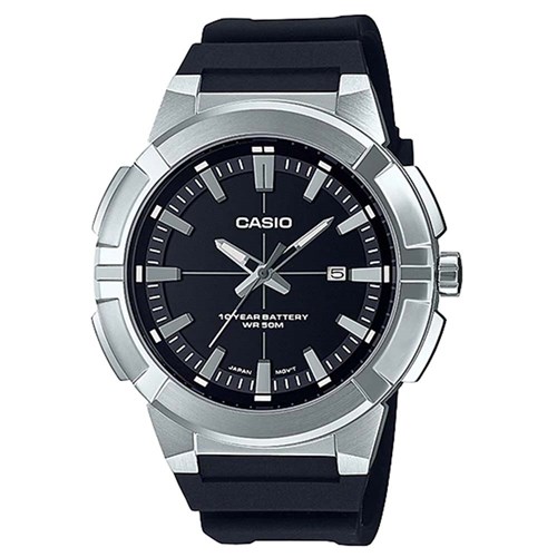 Đồng hồ CASIO 44 mm Nam MTP-E172-1AVDF Màu Đen