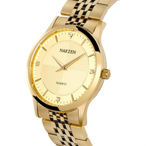 Đồng hồ Nam Nakzen SS4190GD-3 Màu Vàng