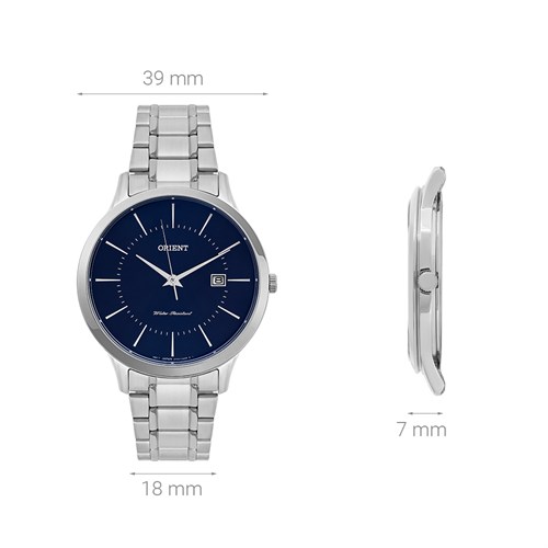 Đồng hồ ORIENT 39 mm Nam RF-QD0011L10B Màu Bạc