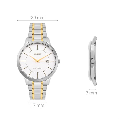 Đồng hồ ORIENT 39 mm Nam RF-QD0010S10B Màu Bạc