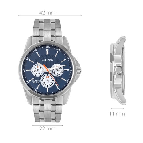 Đồng hồ CITIZEN 42 mm Nam AG8340-58L Màu Bạc