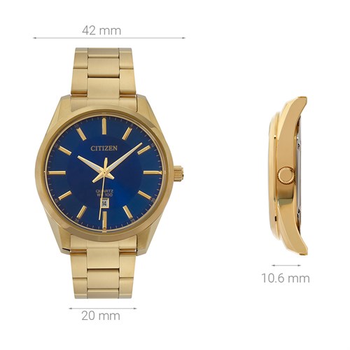Đồng hồ CITIZEN 42 mm Nam BI1032-58L Màu Vàng