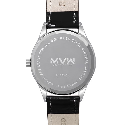 Đồng hồ MVW 40 mm Nam ML035-01 Màu Đen