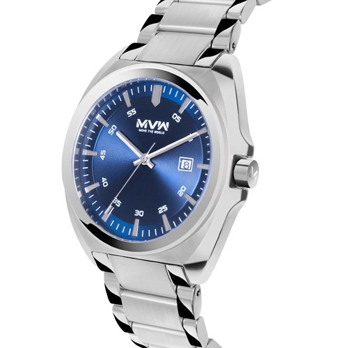 Đồng hồ MVW 44 mm Nam MS052-01 Màu Bạc