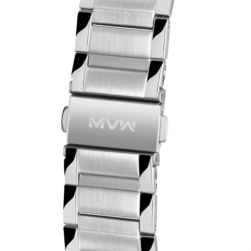 Đồng hồ MVW 42 mm Nam MS053-01 Màu Bạc