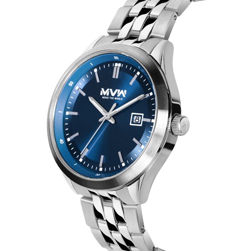 Đồng hồ MVW 41 mm Nam MS054-01 Màu Bạc