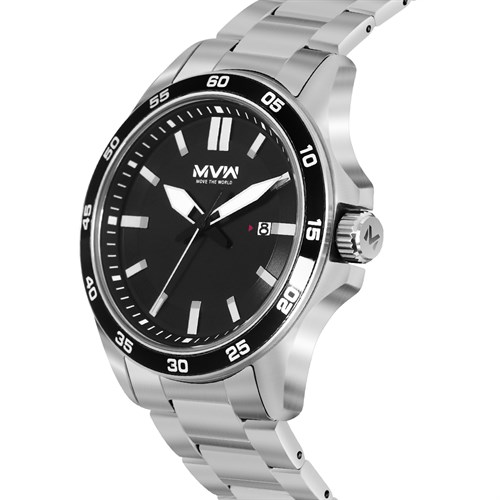 Đồng hồ MVW 43 mm Nam MS056-01 Màu Bạc
