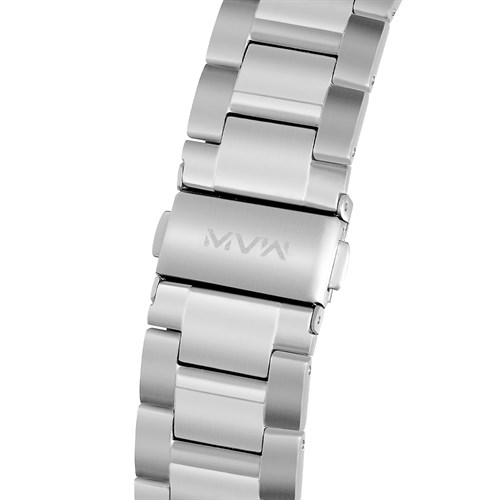 Đồng hồ MVW 43 mm Nam MS056-01 Màu Bạc