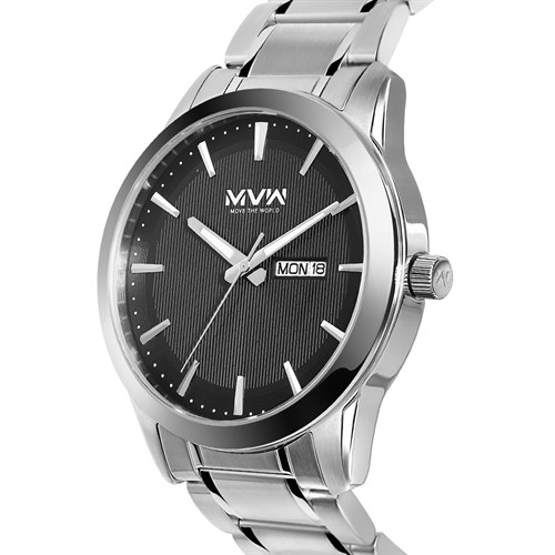 Đồng hồ MVW 43 mm Nam MS058-01 Màu Bạc