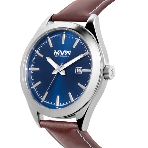 Đồng hồ MVW 43 mm Nam ML039-01 Màu Nâu
