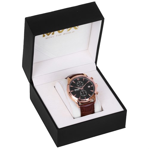 Đồng hồ MVW 44 mm Nam ML041-01 Màu Nâu