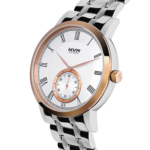 Đồng hồ MVW 43 mm Nam MS049-01 Màu Bạc