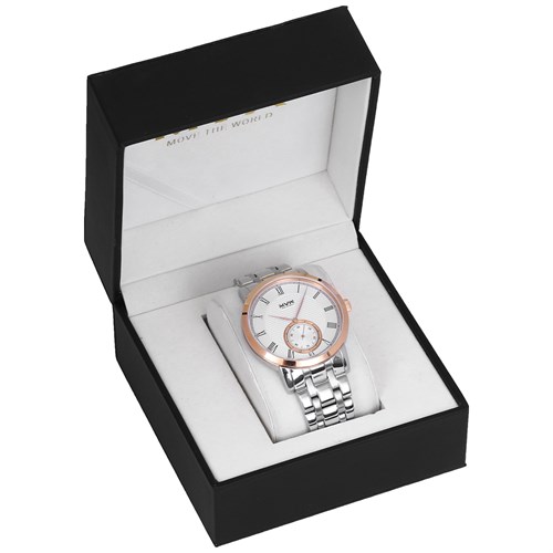 Đồng hồ MVW 43 mm Nam MS049-01 Màu Bạc