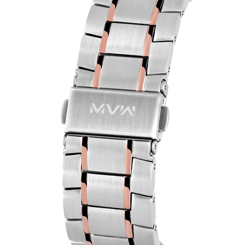 Đồng hồ MVW 39 mm Nam MS050-01 Màu Bạc