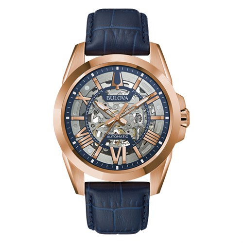 Đồng hồ BULOVA 43 mm Nam 97A161 Màu Xanh Dương