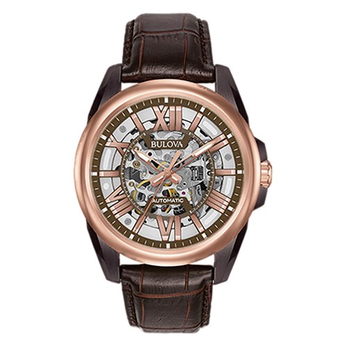 Đồng hồ BULOVA 43 mm Nam 98A165 Màu Nâu