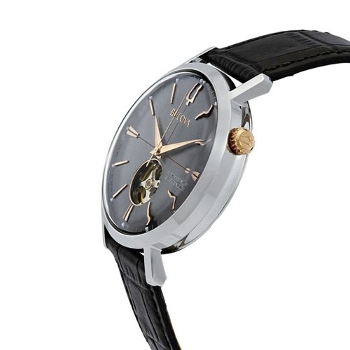 Đồng hồ BULOVA 41 mm Nam 98A187 Màu Đen