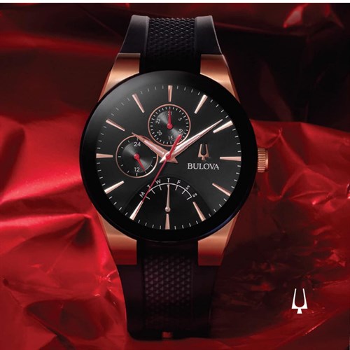 Đồng hồ BULOVA 41 mm Nam 97C111 Màu Đen