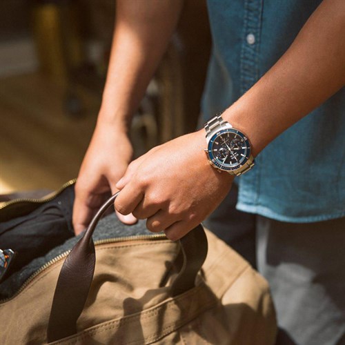 Đồng hồ BULOVA 45 mm Nam 98B301 Màu Bạc