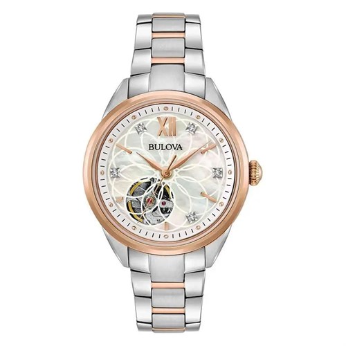 Đồng hồ BULOVA 34 mm Nữ 98P170 Màu Bạc