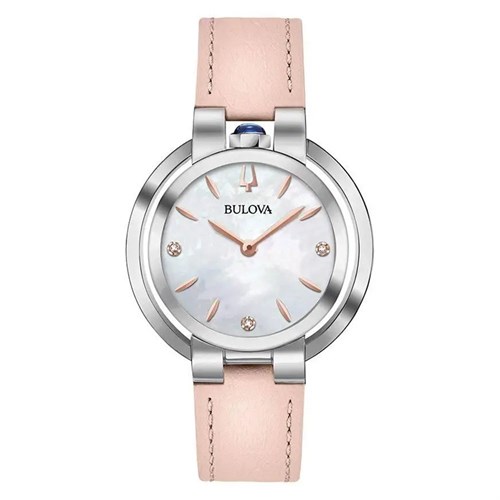 Đồng hồ BULOVA 35 mm Nữ 96P197 Màu Hồng