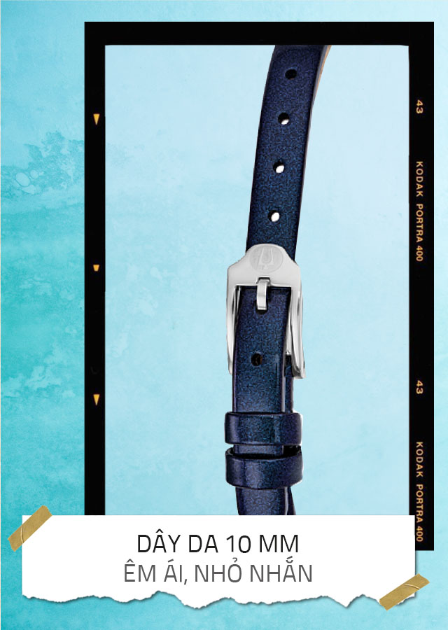 Đồng hồ Nữ Bulova 96P212 có dây đeo da mềm mại