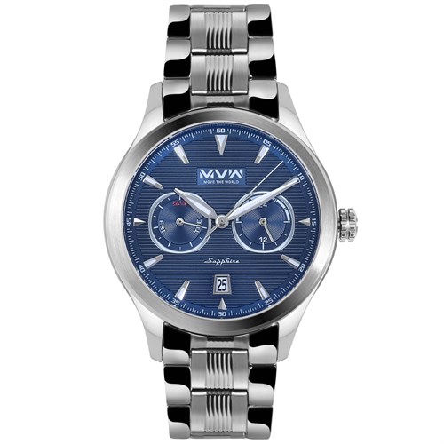 Đồng hồ MVW 42 mm Nam MS061-02 Màu Bạc