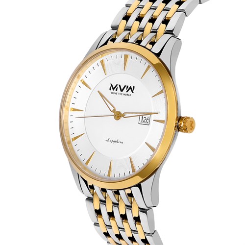 Đồng hồ MVW 40 mm Nam MS064-01 Màu Bạc