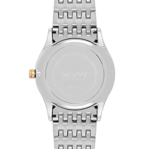 Đồng hồ MVW 40 mm Nam MS064-01 Màu Bạc