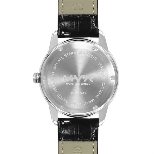 Đồng hồ MVW 40 mm Nam ML052-01 Màu Đen