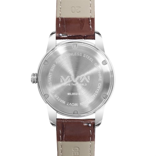 Đồng hồ MVW 40 mm Nam ML052-02 Màu Nâu
