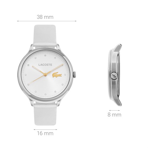 Đồng hồ LACOSTE 38 mm Nữ 2001005 Màu Trắng