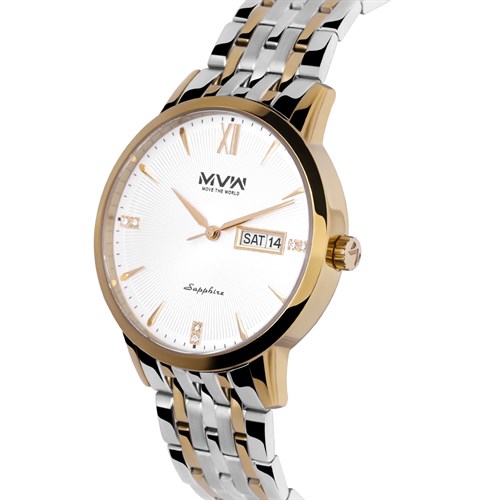 Đồng hồ MVW 40 mm Nam MS060-01 Màu Bạc