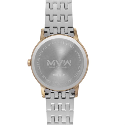 Đồng hồ MVW 40 mm Nam MS060-01 Màu Bạc