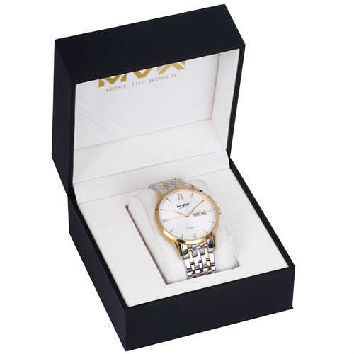 Đồng hồ MVW 40 mm Nam MS060-01 Màu Bạc