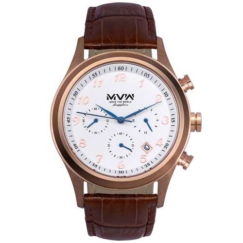 Đồng hồ MVW 42 mm Nam ML047-01 Màu Nâu